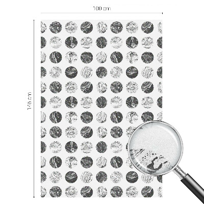 Glas in lood folie voor raam Marmeren elegantie