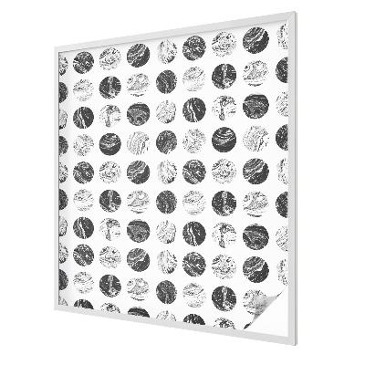 Glas in lood folie voor raam Marmeren elegantie