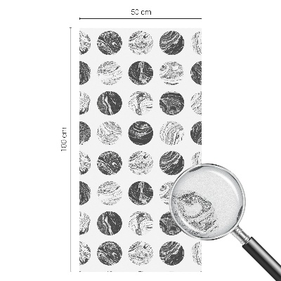 Glas in lood folie voor raam Marmeren elegantie