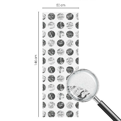 Glas in lood folie voor raam Marmeren elegantie