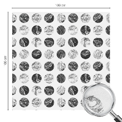 Glas in lood folie voor raam Marmeren elegantie