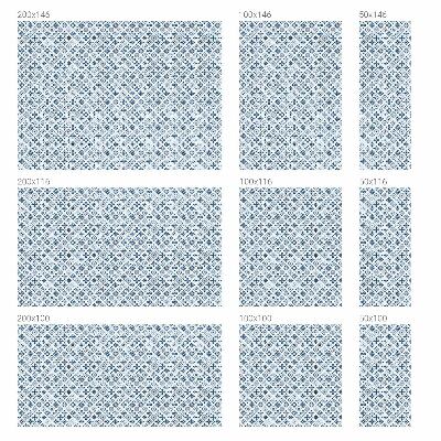 Melkglas folie met glas in lood effect Bloemenornament