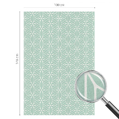 Glas in lood folie voor raam Harmonieuze structuur