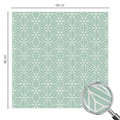 Glas in lood folie voor raam Harmonieuze structuur