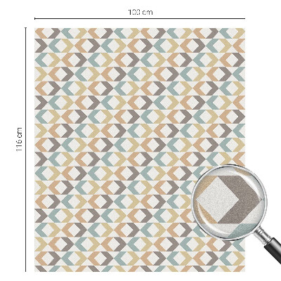 Glas in lood raamfolie Geometrische ruiten