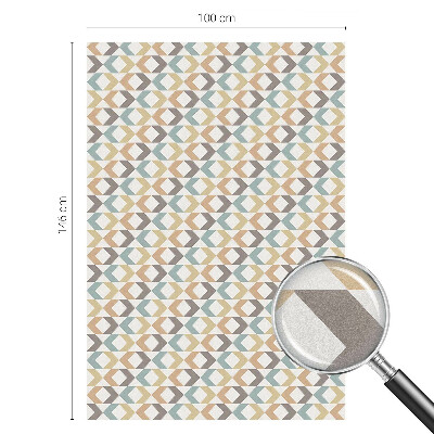 Glas in lood raamfolie Geometrische ruiten