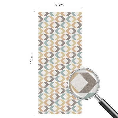 Glas in lood raamfolie Geometrische ruiten