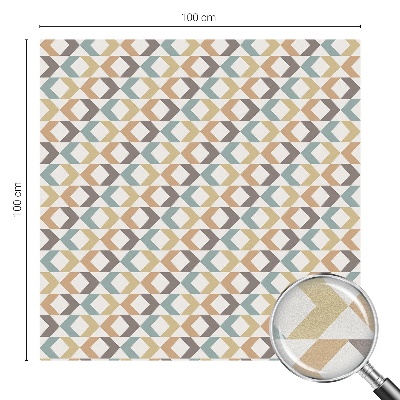 Glas in lood raamfolie Geometrische ruiten