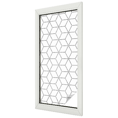 Privacy folie raam Gestippelde ruiten