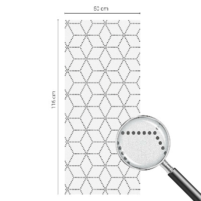 Privacy folie raam Gestippelde ruiten