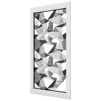 Zelfklevende raamfolie glas in lood Geometrische figuren
