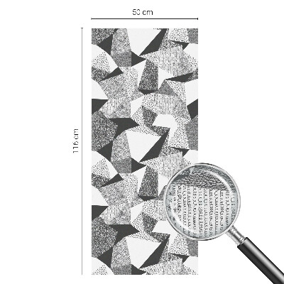 Zelfklevende raamfolie glas in lood Geometrische figuren