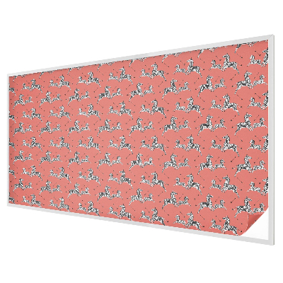 Melkglas folie met glas in lood effect Zebramotief