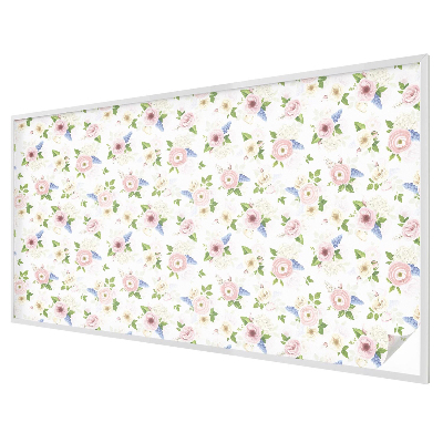 Glas in lood raamfolie Bloemenpatroon