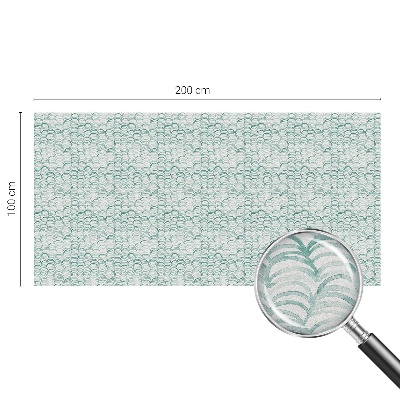 Zelfklevende raamfolie glas in lood Groene golf