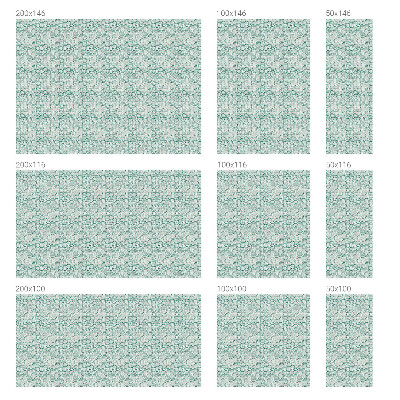 Zelfklevende raamfolie glas in lood Groene golf
