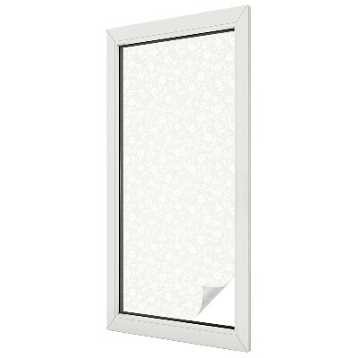 Glas in lood folie voor raam Bloemenpatroon