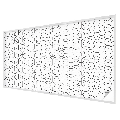 Glas in lood raamfolie Geometrische kubussen