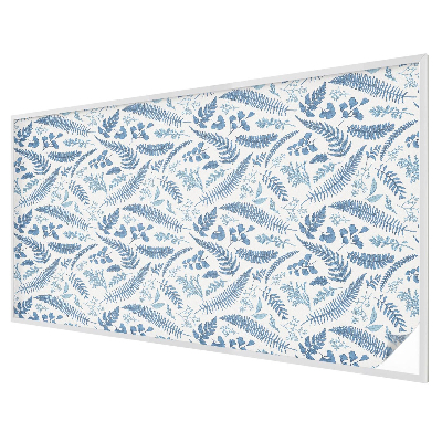 Melkglas folie met glas in lood effect Botanisch patroon