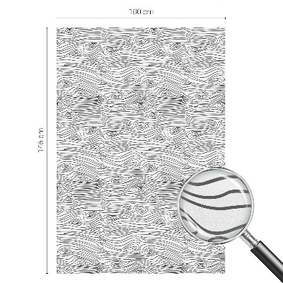 Glas in lood raamfolie Houten lijnen