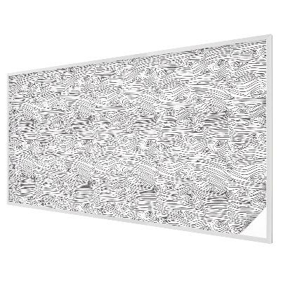 Glas in lood raamfolie Houten lijnen