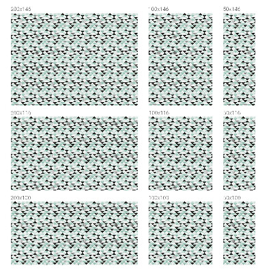 Melkglas folie met glas in lood effect Driehoekige patronen