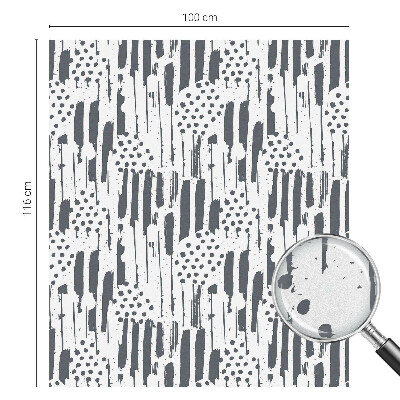 Glas in lood raamfolie Strepen en stippen