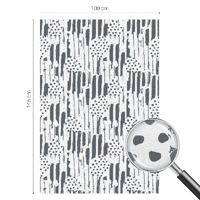 Glas in lood raamfolie Strepen en stippen