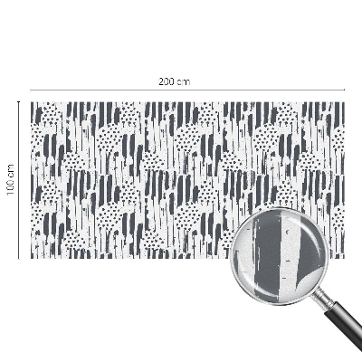 Glas in lood raamfolie Strepen en stippen