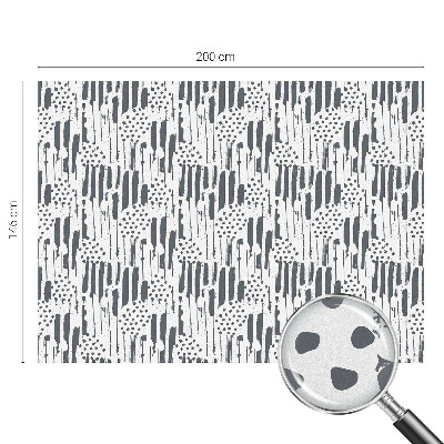 Glas in lood raamfolie Strepen en stippen