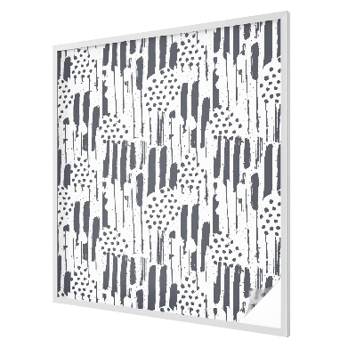 Glas in lood raamfolie Strepen en stippen