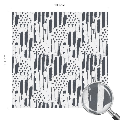 Glas in lood raamfolie Strepen en stippen