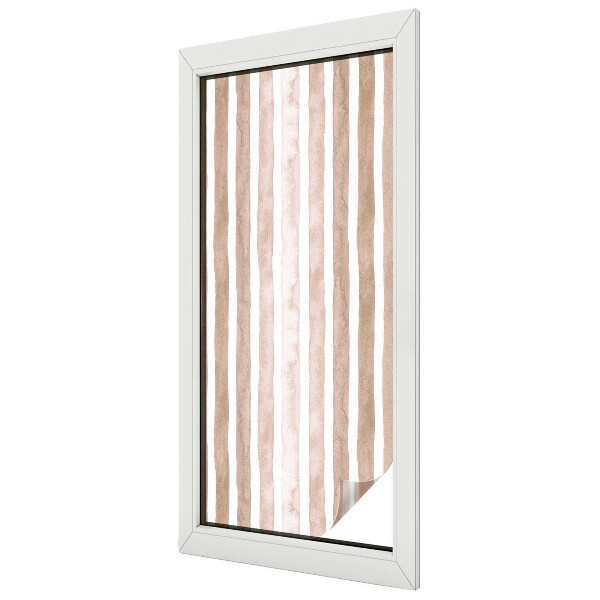 Privacy folie raam Bruine banden