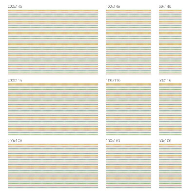 Glas in lood folie voor raam Pastelstrepen
