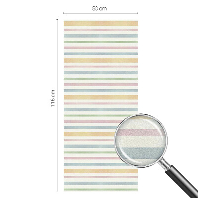 Glas in lood folie voor raam Pastelstrepen