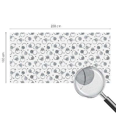 Zelfklevende raamfolie glas in lood Grijze wielen