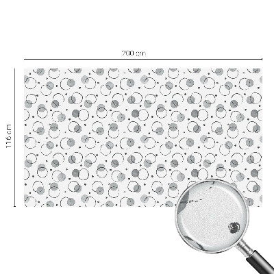 Zelfklevende raamfolie glas in lood Grijze wielen