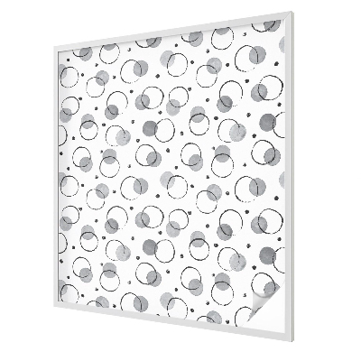 Zelfklevende raamfolie glas in lood Grijze wielen