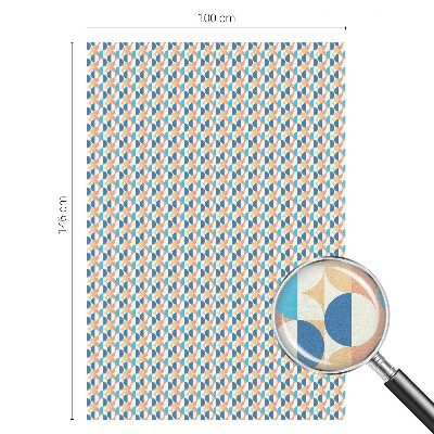 Glas in lood raamfolie Geometrische symmetrie