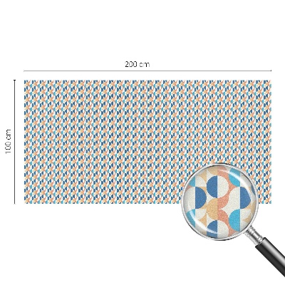 Glas in lood raamfolie Geometrische symmetrie
