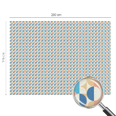 Glas in lood raamfolie Geometrische symmetrie