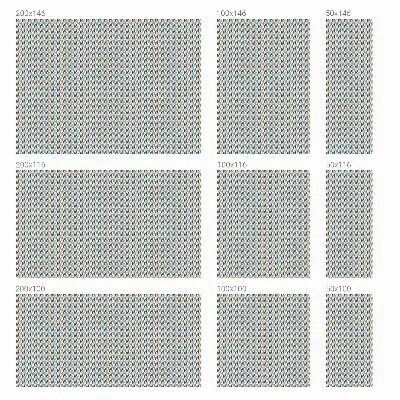 Glas in lood raamfolie Geometrische symmetrie