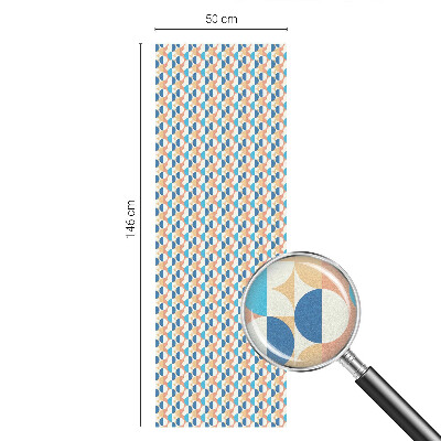 Glas in lood raamfolie Geometrische symmetrie