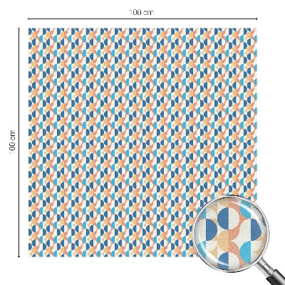 Glas in lood raamfolie Geometrische symmetrie