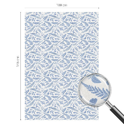 Zelfklevende raamfolie glas in lood Varenbladeren