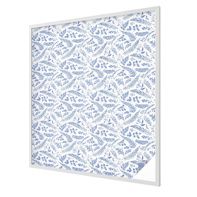 Zelfklevende raamfolie glas in lood Varenbladeren