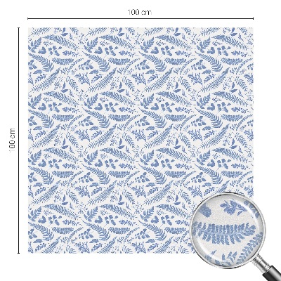 Zelfklevende raamfolie glas in lood Varenbladeren