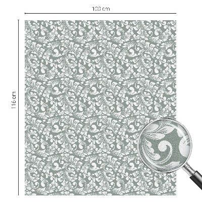 Glas in lood raamfolie Bladrijke elegantie