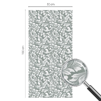 Glas in lood raamfolie Bladrijke elegantie