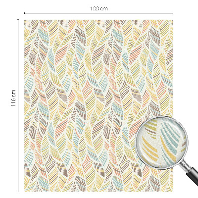 Zelfklevende raamfolie glas in lood Regenboogveren